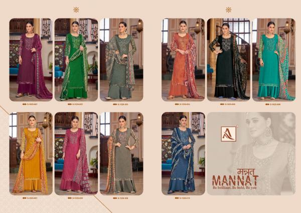 Alok Mannat Exclusive Zam Printed Designer Suits Collection